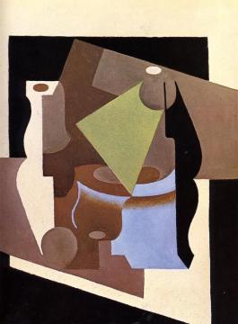 Still Life With Lamp Artwork by Juan Gris