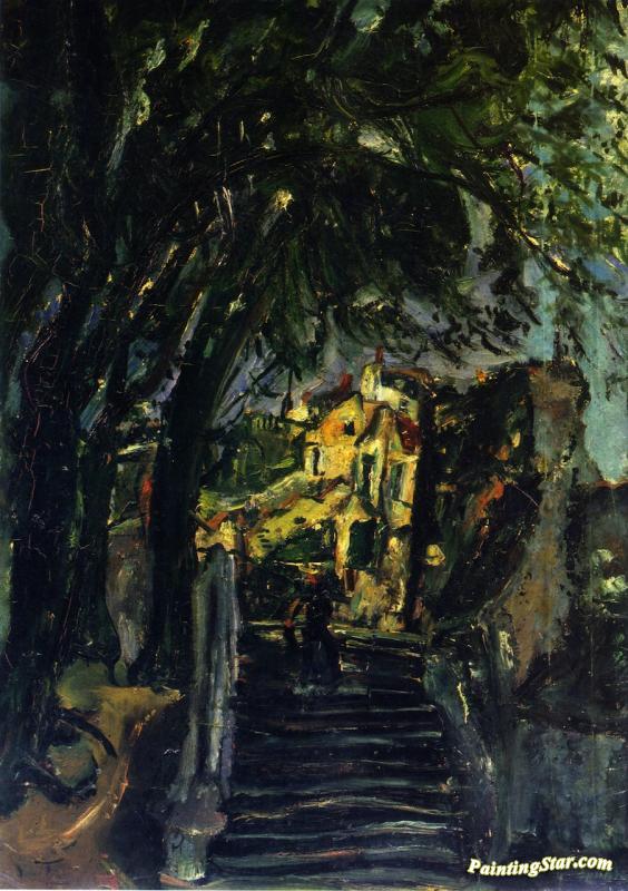 Stairway In Chartres Artwork by Chaim Soutine