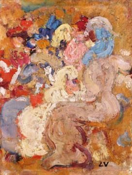 Stylish Woman In The Woods Artwork by Louis Valtat