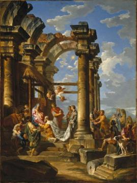 Adoration Of The Magi Artwork by Giovanni Paolo Pannini