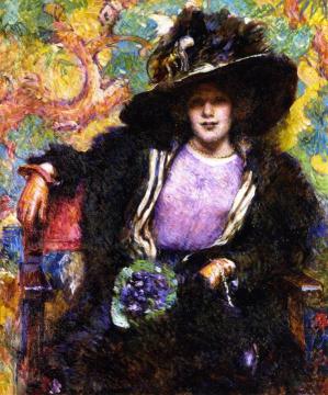 The Furs Artwork by Robert Lewis Reid