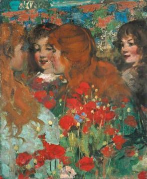 Poppies Artwork by George Henry