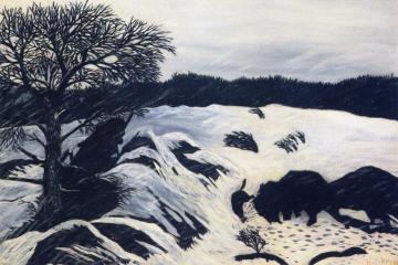 The Buffalo Hunt Artwork by Horace Pippin