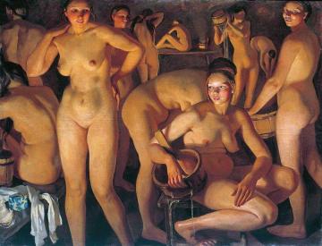 The Bath Artwork by Zinaida Serebriakova