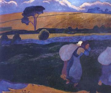 Les Lavandières de Bellangenet Artwork by Paul Serusier