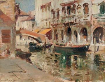 La Vena Canal, Chioggia, Italy Artwork by Edward Brian Seago