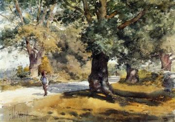 Waydise Inn, Sudbury Mass. Artwork by Frederick Childe Hassam