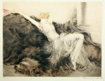 Laziness Artwork by Louis Icart