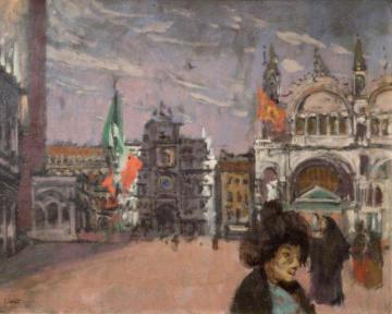 Piazza San Marco, Venice Artwork by Walter Richard Sickert