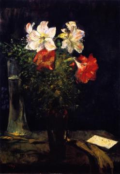 Amaryllis Artwork by Lesser Ury