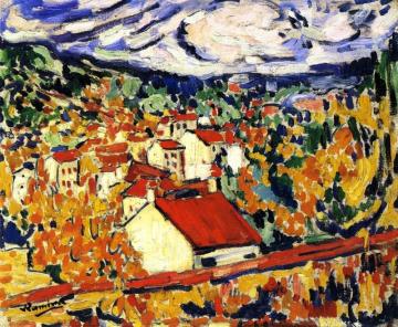 View Of Chatou Artwork by Maurice De Vlaminck