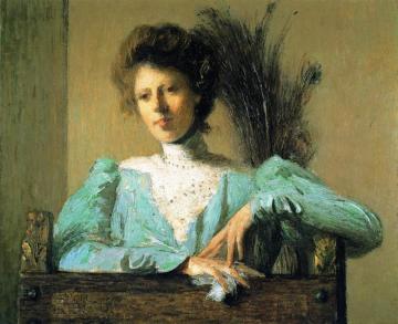Peacock Feathers Artwork by Julian Alden Weir