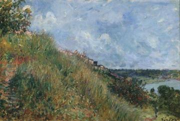 The Seine near By Artwork by Alfred Sisley