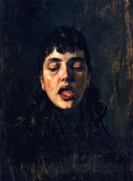 The Gorgon Artwork by Wilhelm Trübner