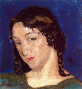 Basque Woman Artwork by Daniel Vazquez Diaz