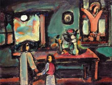 Old Faubourg Artwork by Georges Rouault