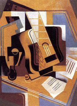 The Guitar Artwork by Juan Gris