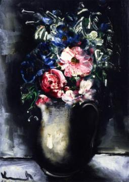 Flowers In A Pitcher Artwork by Maurice De Vlaminck