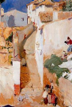 Street in Granada Artwork by Joaquin Sorolla y Bastida