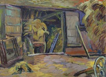 The Barn At Charleston Artwork by Duncan Grant