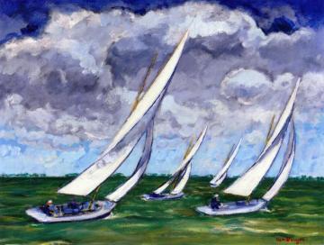 A Regatta Artwork by Kees Van Dongen