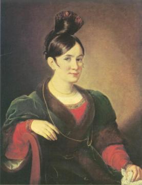 Portrait Of Kiseleva Artwork by Vasily Tropinin