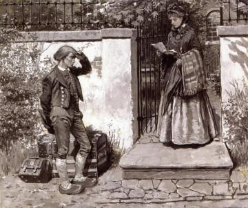 Letter Of Introduction Artwork by Howard Pyle