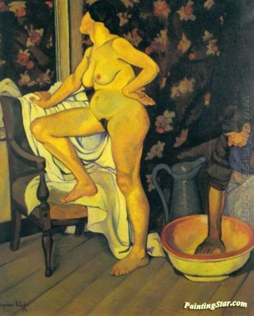 Woman At Her Toilette Artwork by Suzanne Valadon