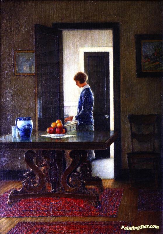 Mary Catherine At Home Artwork by George Van Millett