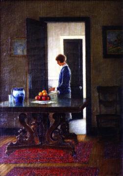 Mary Catherine At Home Artwork by George Van Millett