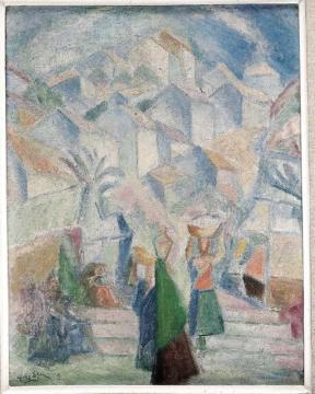 Street In Portugal Artwork by Daniel Vazquez Diaz