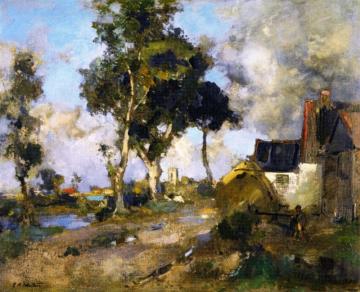 The Glege Farm Artwork by Edward Arthur Walton