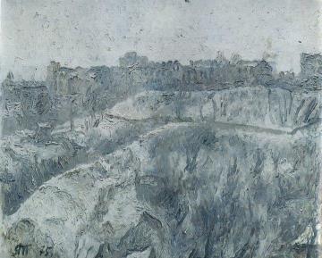 Winter in Kiev Artwork by Tatiana Yablonskaya