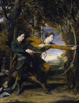 Colonel Acland And Lord Sydney Artwork by Sir Joshua Reynolds