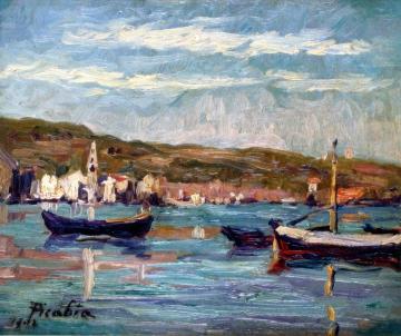 Boats in the Port Artwork by Francis Picabia