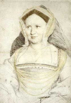 Portrait of Lady Mary Guildford Artwork by Hans Holbein the Younger