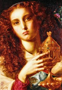 King Pelles Daughter Artwork by Anthony Frederick Sandys