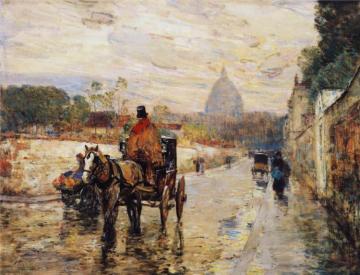 Le Val-de-Grace, Spring Morning Artwork by Frederick Childe Hassam