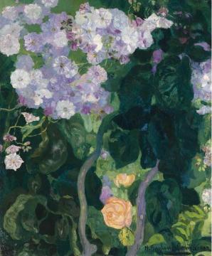 Leaves And Flowers Artwork by Hermen Anglada Camarasa