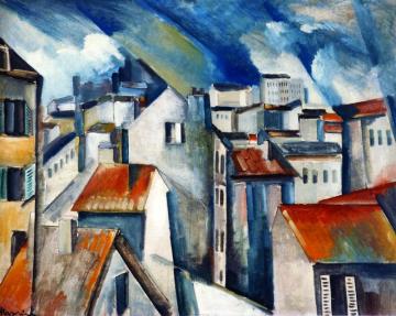 Cityscape Artwork by Maurice De Vlaminck