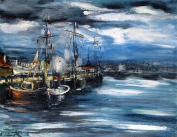 The Port Artwork by Maurice De Vlaminck