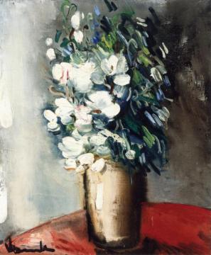 Vase Of Flowers Artwork by Maurice De Vlaminck