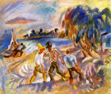 The Brigands Artwork by Jules Pascin