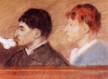 Criminal Physiognomies Artwork by Edgar Degas