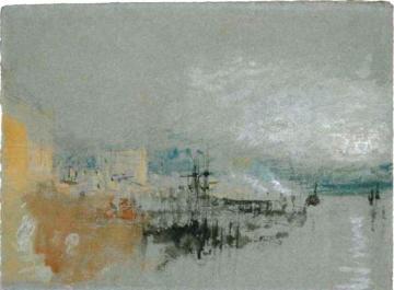 Shipping with buildings, Venice Artwork by Joseph Mallord William Turner