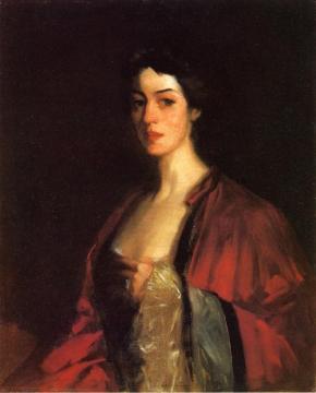 Portrait Of Katherine Cecil Sanford Artwork by Robert Henri