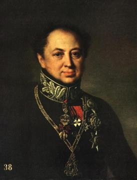 Portrait Of D. P. Tatishchev Artwork by Vasily Tropinin