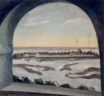 High Tide At La Rabida Artwork by Daniel Vazquez Diaz