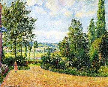 Mirbeau's Garden, the Terrace Artwork by Camille Pissarro