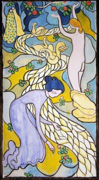 Women On The Banks Of The Brook Artwork by Maurice Denis